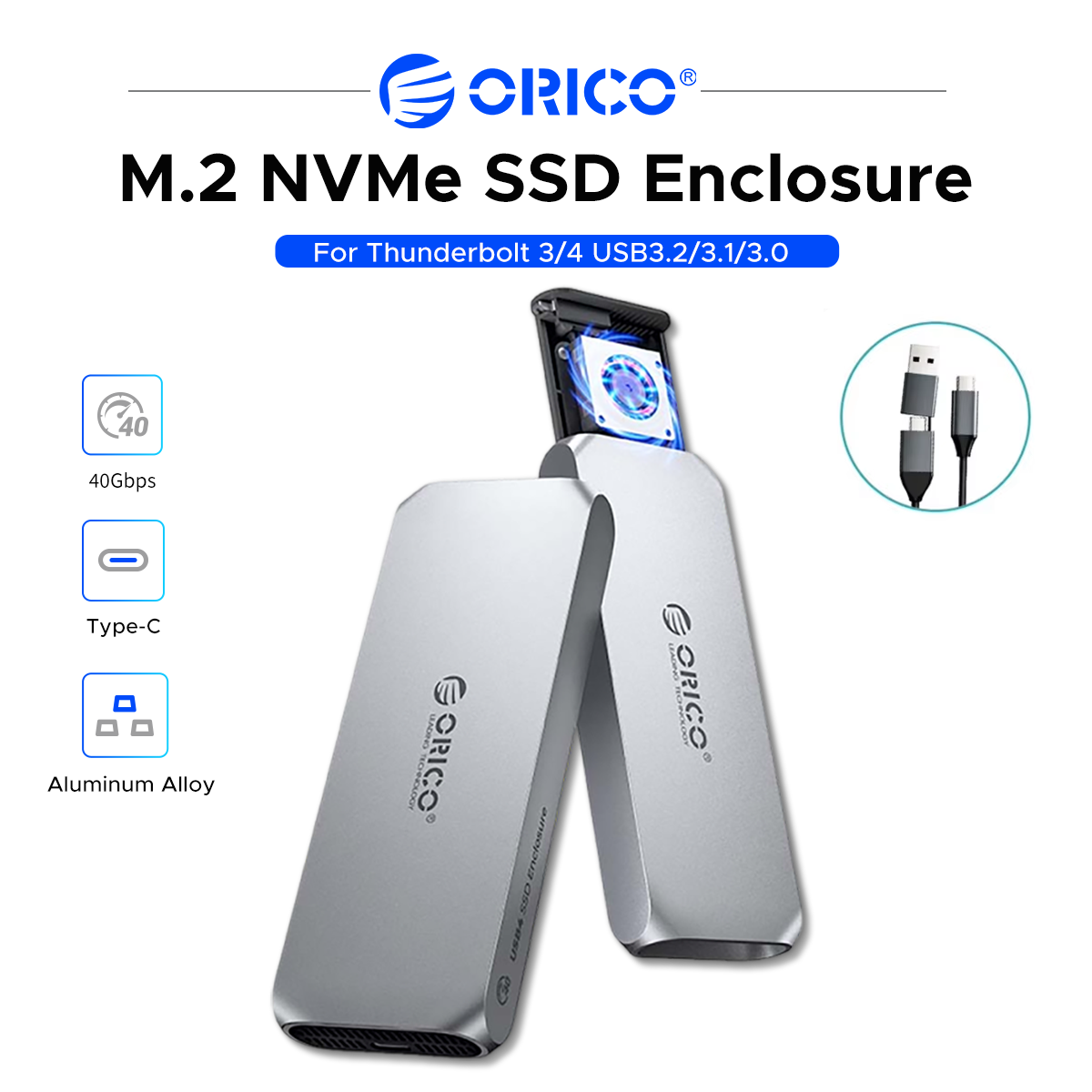 Usb4 40Gbps External Ssd 8Tb - ORICO USB4 M.2 NVMe SSD エンクロージャー