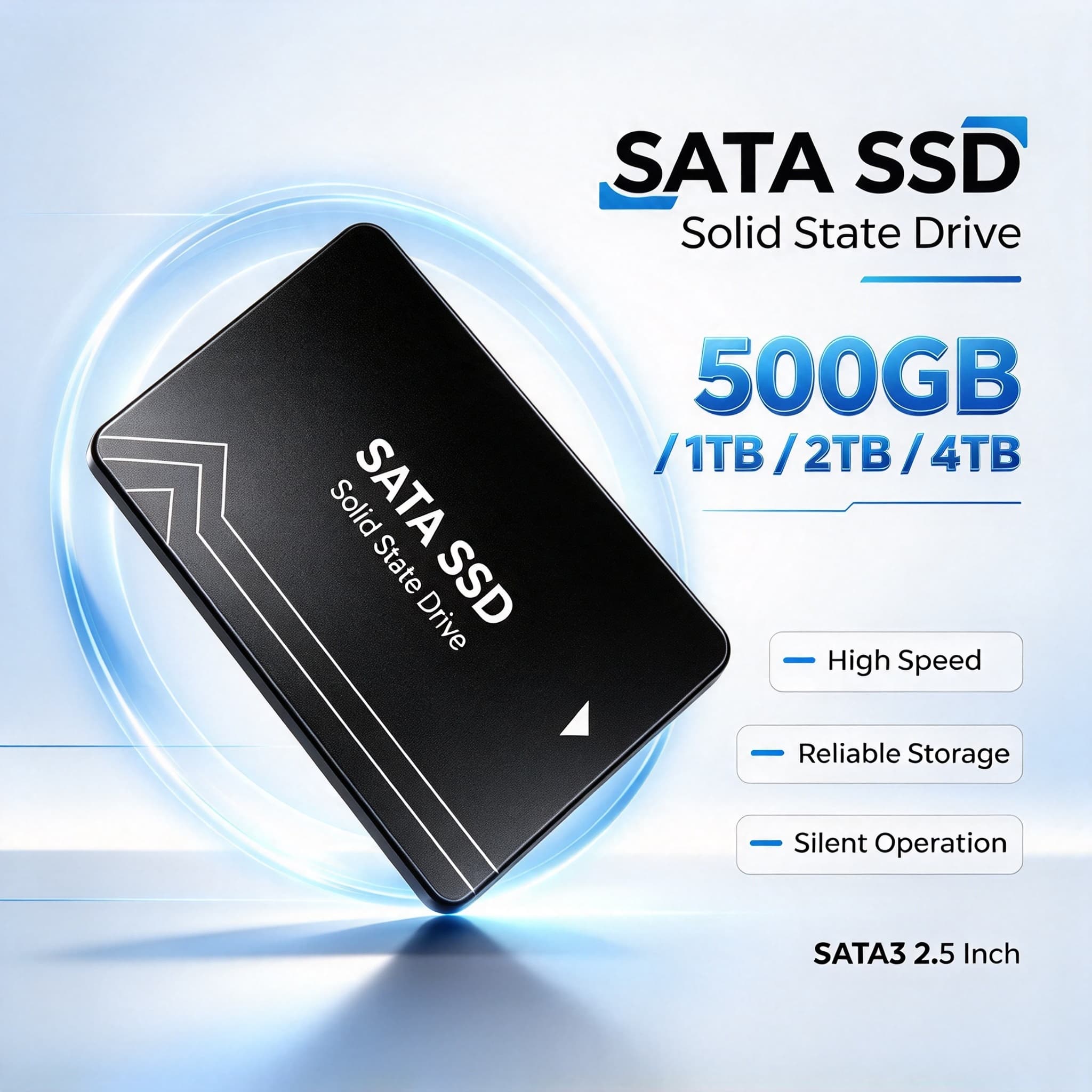 Ssd 500Gb - 2026年型 500GB、1TB、2TB、4TB、2.5インチSATA3対応、高速SSD、ゲーミング、オフィス、PC、ノートPCのアップグレードに最適、最大性能を発揮