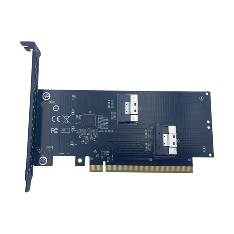 新しいPCIe X16 SFF-8654 SlimSAS 4 - Memory Card Ssd のレビューと価格