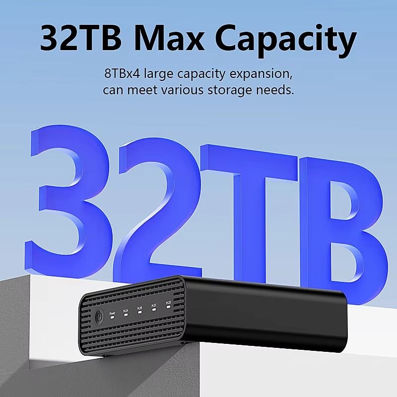 アルミニウム製M2 4ベイUSB4外付けNVME SSDエン - M.2 Ssd のレビューと価格