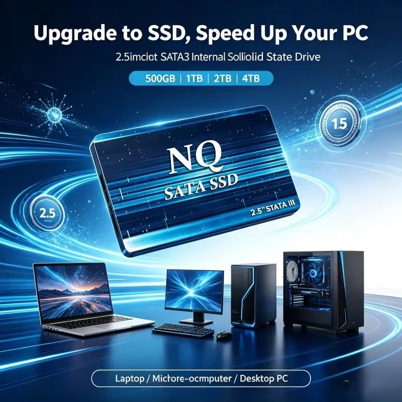 NQ 2.5インチ SATA III SSD 500GB 1 - Ssd 500Gb のレビューと価格