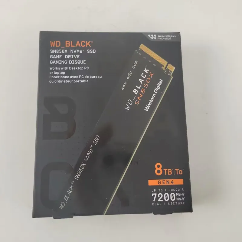 新しいWD_BLACK SN850X 8TB NVMe SS - M.2 Ssd のレビューと価格