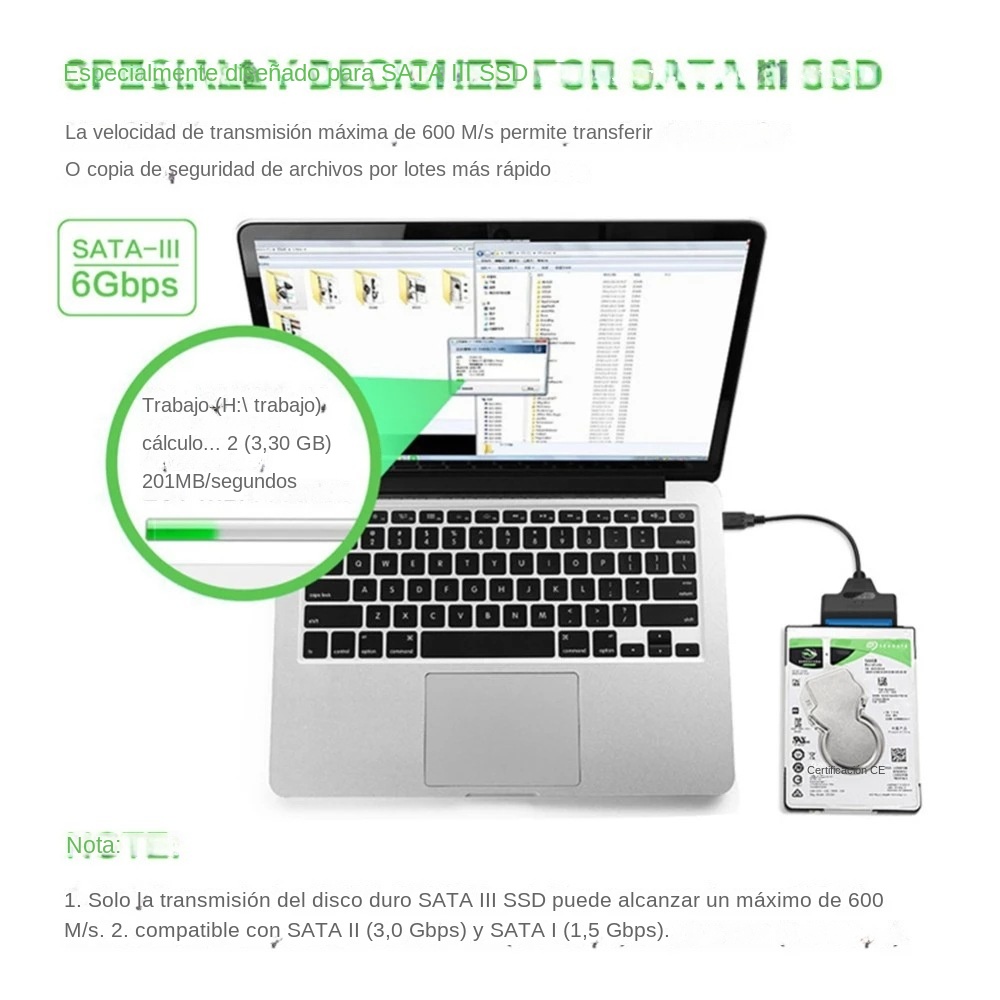 USB 3.0 SATA 3 ケーブル SATA - USB - Ssd Hard Drive のレビューと価格